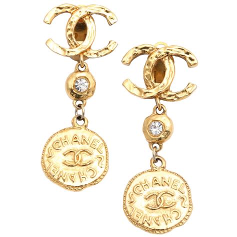 chanel coin earring|chanel earrings outlet.